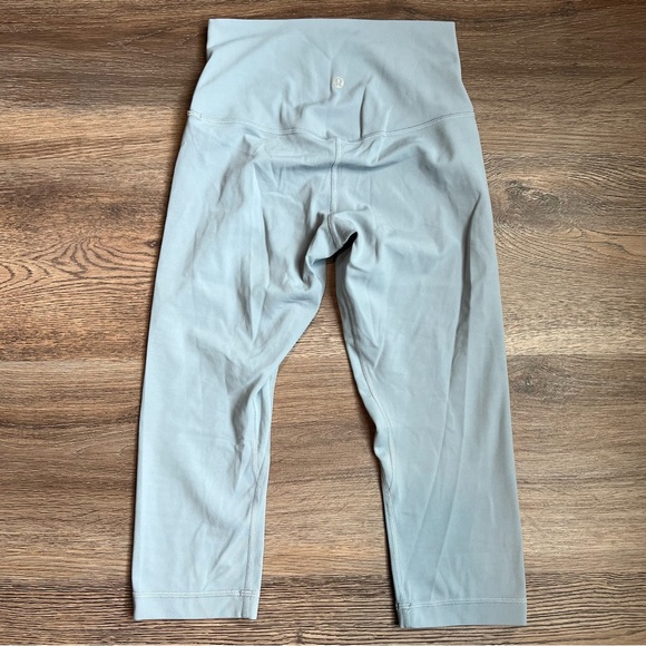 Lululemon Align High Rise Crop 17” Chambray Size 4 - Picture 2 of 7